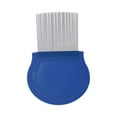 thumbnail image 1 of Unique Bargains 1 Pc Durable Semi-circular Type Pet Grooming Brush for Pet Blue Large, 1 of 6