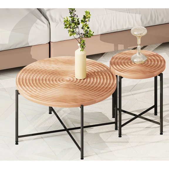 Durable Set, Ring - Patterned Tabletop | Suit Different Room Sizes