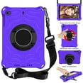 thumbnail image 1 of Durable Silicone Case for 7.9-Inch Apple iPad Mini (5th Generation) & iPad Mini 4/3/2/1 Tablet - Shockproof Protective Stand Cover with Hand Holder /Adjustable Shoulder Strap (Purple), 1 of 6