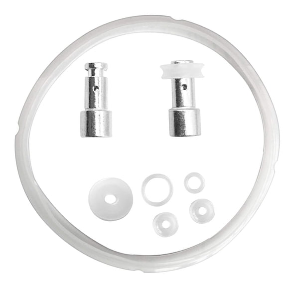 Durable Silicone Gasket and Float Set Replacement Float and Seal Silicone Gasket for 5/6 Quart Electric Pressure Cookers