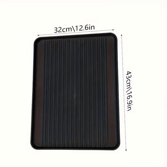 Durable Silicone Under Sink Mat - Waterproof Drip Tray Liner for Kitchen Bathroom, Dish Storage Drain Rack, Easy Clean Storage Solution