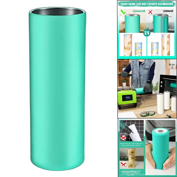 Durable Silicone Wrap for Sublimation Supplies Shrink Wrap Reusable for 20 Skinny Straight Machine Mug Cups