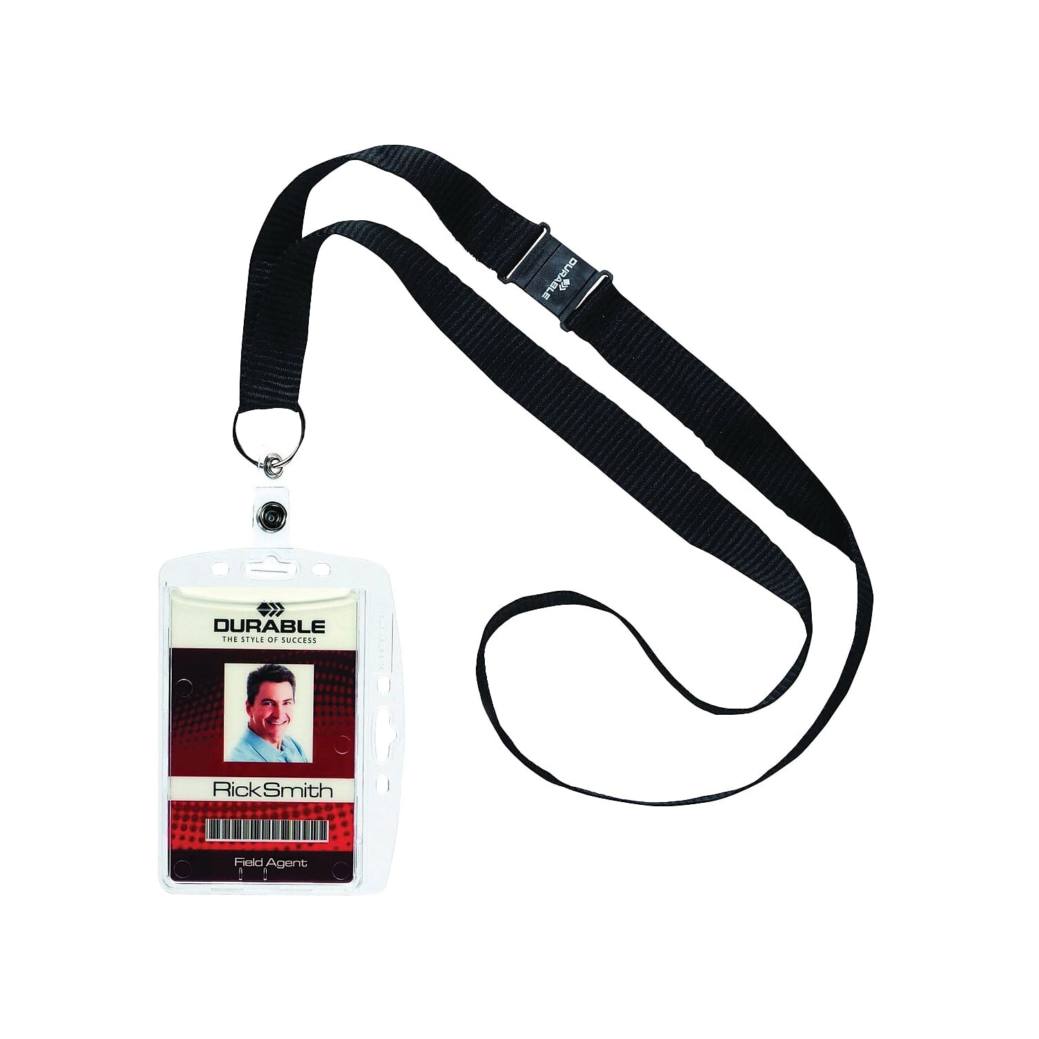 Single Shell-Style ID Card Holder with Lanyard - 10 box
