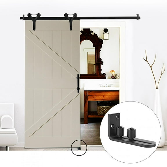 Durable Sliding Door Guide With Bearing, Smooth, Quiet Floor Roller For Barn  Sliding Doors