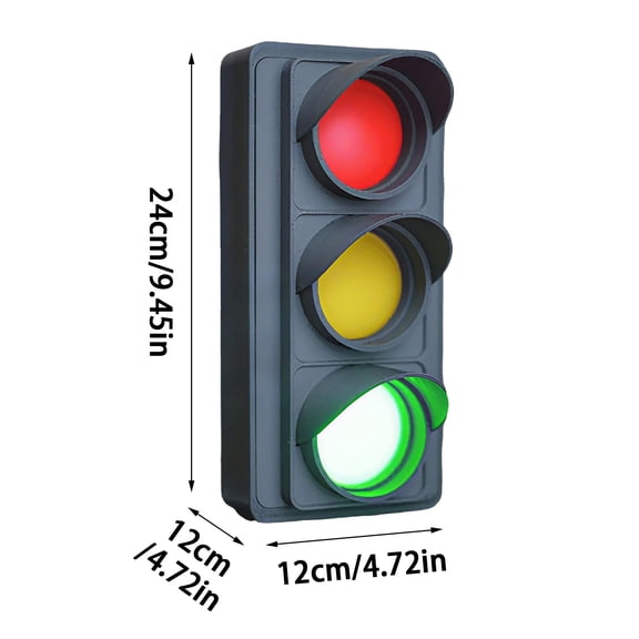 Durable Social Signal, Traffic Light Decor, Traffic Light Desk/Wall, Do Not Disturb Sign for Home Office, Room, Or Shared Space, USB Powered Stoplight for Work, Study, Streaming Activities