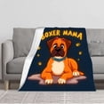 thumbnail image 1 of Durable Soft & Warm Flannel Blanket - Cozy Design with Cartoon Dog Perfect for Sofa Travel Bed or Chair, 1 of 5