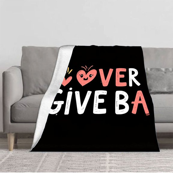 Durable Soft & Warm Flannel Blanket - Playful Colorful Design Cozy for Sofa Travel Bed & Chair - Perfect for Snuggling