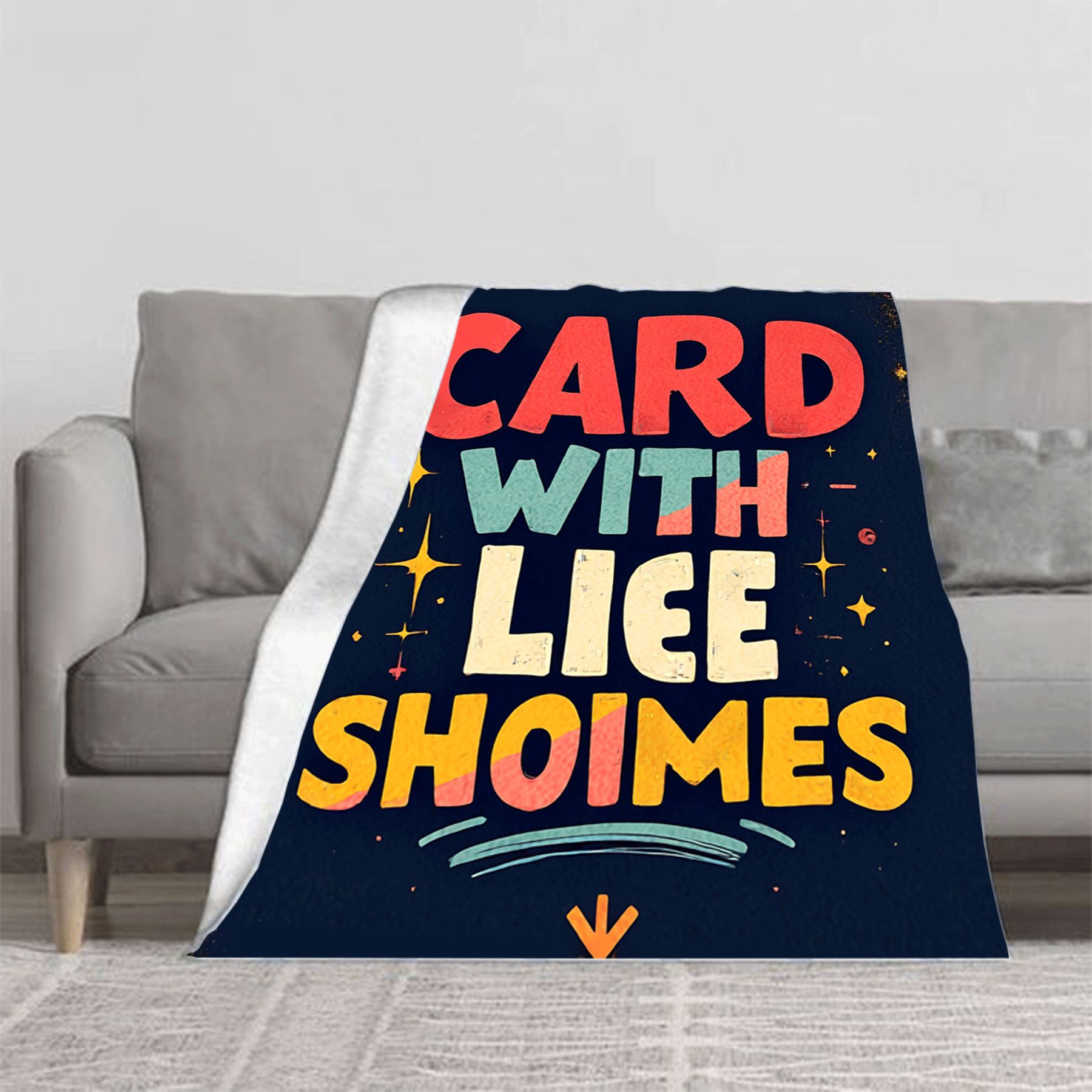 Durable Soft & Warm Flannel Blanket - Whimsical Colorful Design Cozy ...