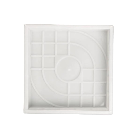 Durable Square Plastic Concrete Mold for DIY Garden Path, Reusable Paving Stone Mold, 15.7 x 15.7 Inches