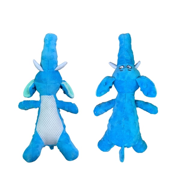 Durable Squeaky Dog Chew Toy for Interactive Play, Soft Fabric Puppy Teething Toy for Small Medium Large Breeds, Tug of War, Style B, by IHXORA