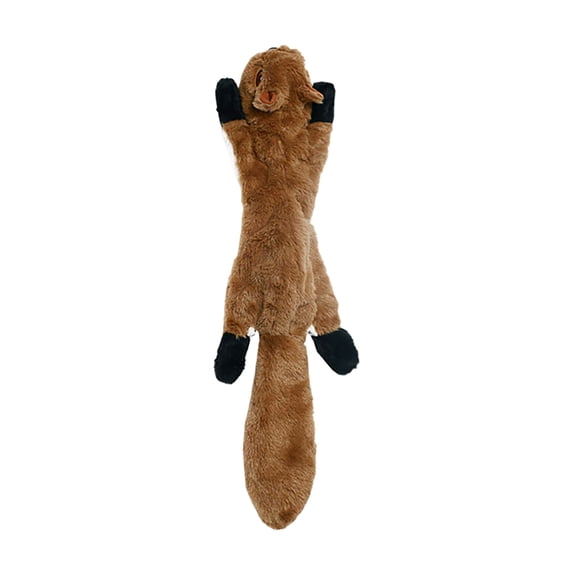 Durable Squeaky Dog Toys for Aggressive Chewers Interactive Chew Toy for Small Medium Large Dogs Indoor Outdoor Play TPR Squirrel Design