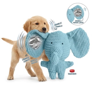 Durable Squeaky Dog Toys for Small Medium Large Dogs, Tough Chew Toys for Aggressive Chewers, Puppy Teething & Fetch Play
