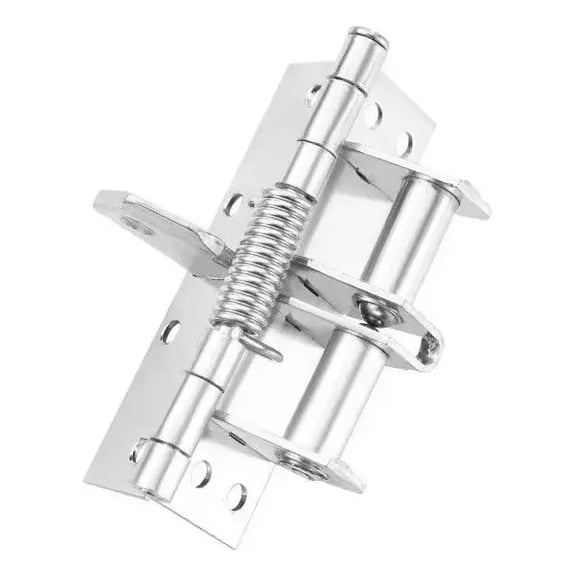 Durable Stainless Steel Automatic Door Closer - 4-Inch Multi-Functional Hinge and Damper for Versatile Applications