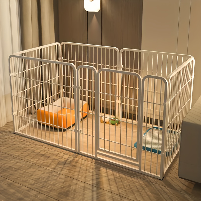 View of Durable Stainless Steel Dog Enclosure for Small to Medium Dogs, Multi ...