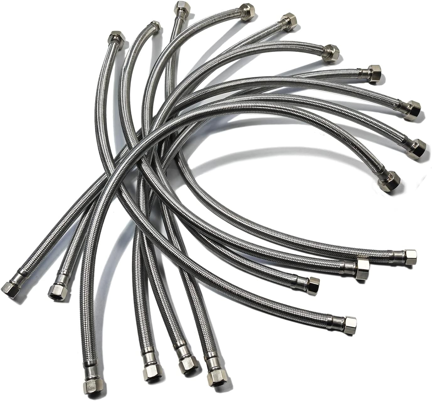 Durable Stainless Steel Faucet Connector Line, 16inch 3/8 Female