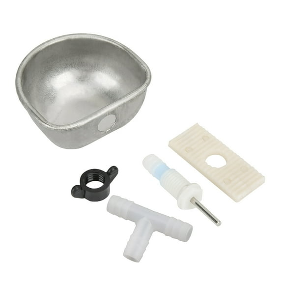 Durable Stainless Steel Rabbit Water Bowl, 10 Pack, Splint Mount, Keeps Fur Dry  Clean
