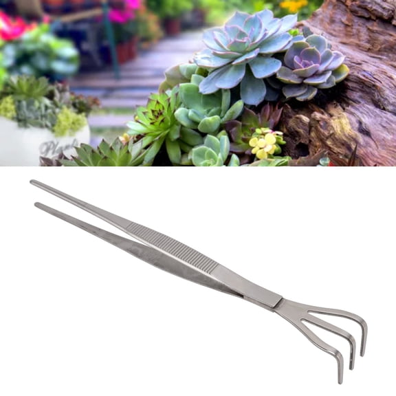 Durable Stainless Steel Root Rake, Ideal For Loosening Soil, Aerating Roots Gentle Plant Maintenance