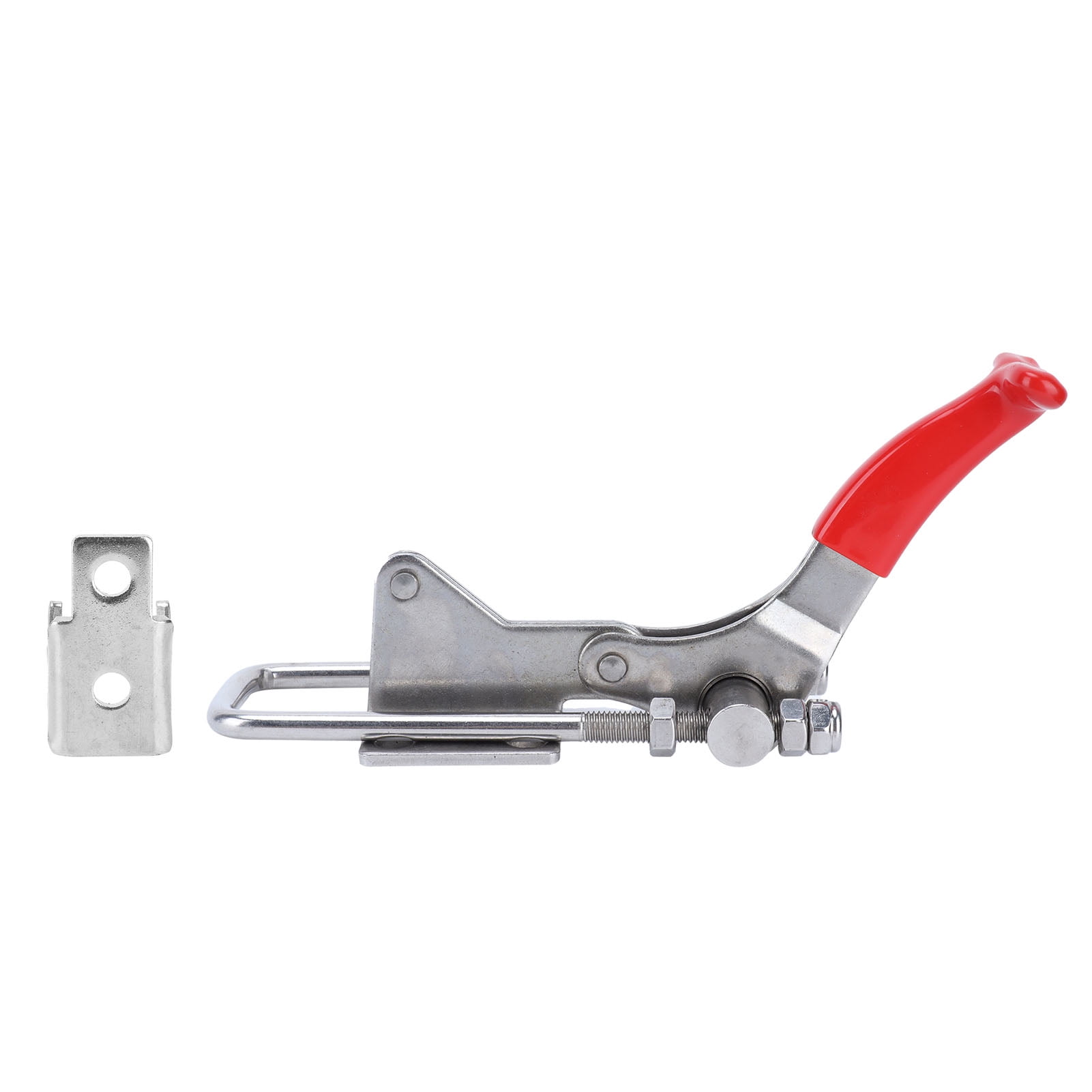 Durable Stainless Steel Toggle Latch Clamp with 225kg Holding Force, Adjustable Pull Action for