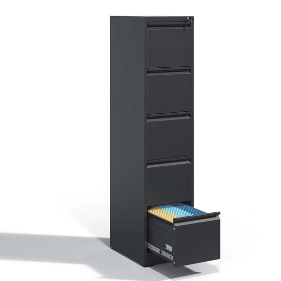 Durable Steel, Adjustable Hanging Rail | Home Office, Convenient Storage for A4/Legal/Letter Files