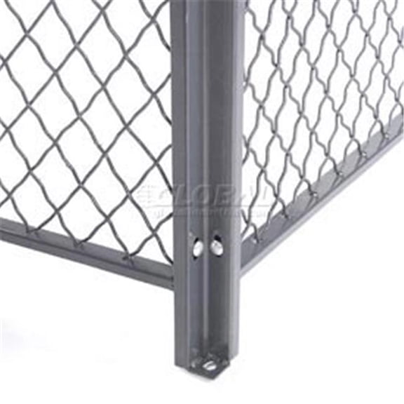 Durable Steel Corner Post - Gray - 10 ft - Extra Strength Design