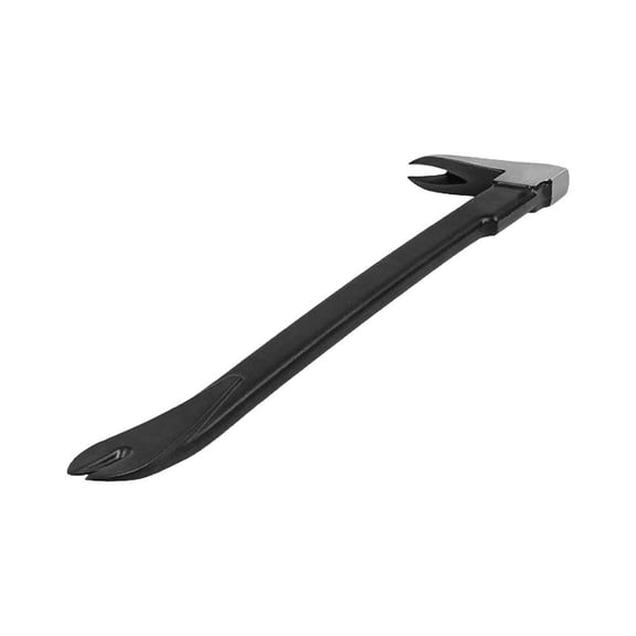 Durable Steel Nail Puller Paw with Dual Strike Zones for Fast Removal, Precision-Honed Claw Design Minimizes Surface Damage, Ideal Crowbar Alternative for Remodeling Tasks, Black