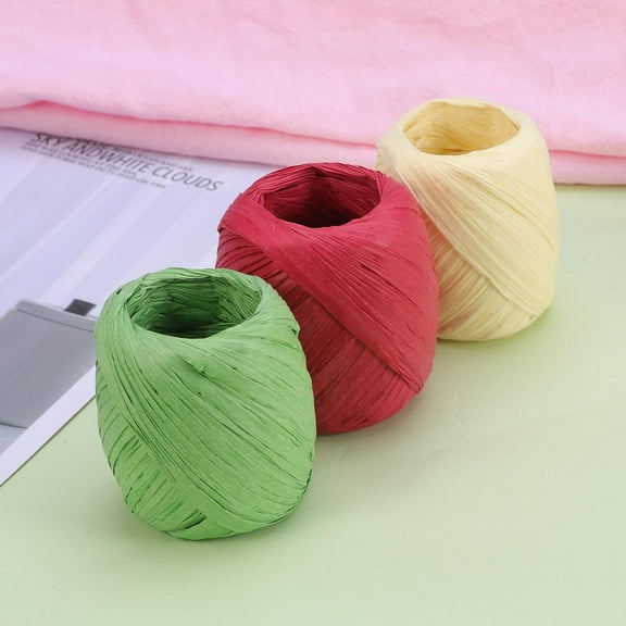 Durable Straw Rope Natural Twine String for Craft Projects and Decorative Wrapping