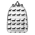 thumbnail image 1 of Durable Student Backpack with Farm Horse and Flower Design, Great Gift for School and Travel, 1 of 5