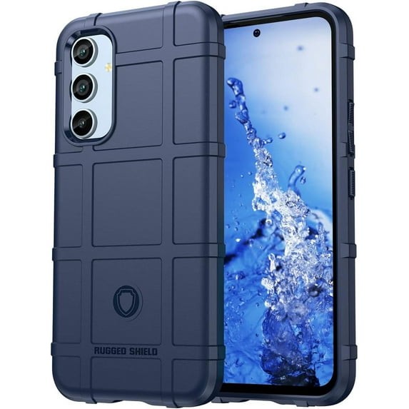 Durable Sturdy Phone Case for Samsung Galaxy A54 5G, Heavy Duty Shockproof Slim Rubber Full Body Protection Shockproof Case Cover for Samsung Galaxy A54 5G HD Blue