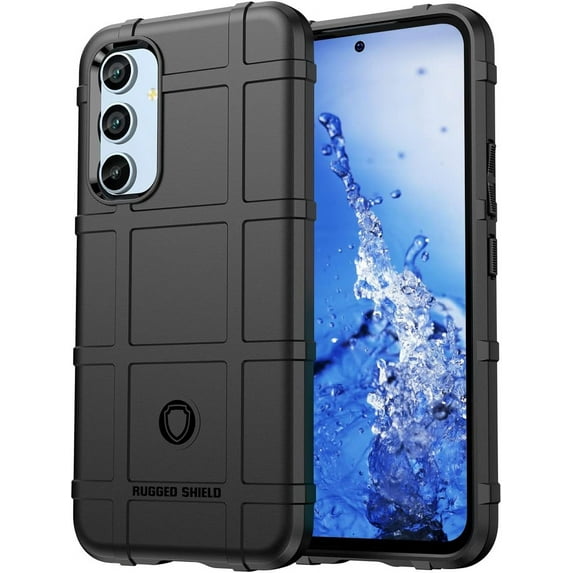 Durable Sturdy Phone Case for Samsung Galaxy A54 5G, Heavy Duty Shockproof Slim Rubber Full Body Protection Shockproof Case Cover for Samsung Galaxy A54 5G HD Black