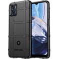 thumbnail image 1 of Durable Sturdy Phone Case for Motorola Moto E22, Heavy Duty Shockproof Slim Rugged Phone Case Bumper Rugged Cover for Motorola Moto E22i/E22 HD Black, 1 of 7