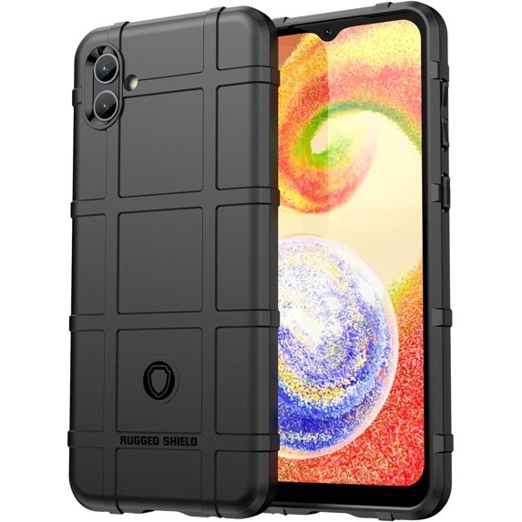 Durable Sturdy Phone Case for Samsung Galaxy A04, Heavy Duty Shockproof Slim Rugged Phone Case Bumper Rugged Cover for Samsung Galaxy A04 HD Black