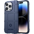 thumbnail image 1 of Durable Sturdy Phone Case for iPhone 14 Pro Max, Heavy Duty Shockproof Slim Rugged Phone Case Bumper Rugged Cover for iPhone 14 Pro Max HD Blue, 1 of 14