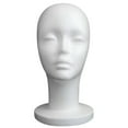 thumbnail image 1 of Durable Styrofoam Mannequin Head for Wig Display, Hat Storage, and Craft Projects Lightweight and Stable Design, 1 of 5