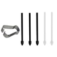thumbnail image 1 of Durable Substite with Metal Clip Pen Point Stylus Refill Tool Replacement Nib Touch Pen Tips BLACK&GREY, 1 of 8