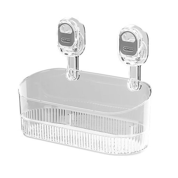 Durable Suction Cup Storage Box Durable Suction Cup Shelf Organizers Great For Apartments And Temporary Spaces