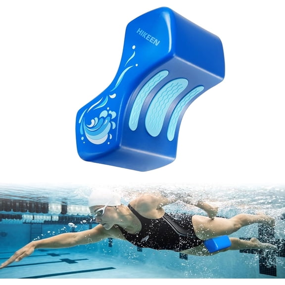 Durable Swim Training Pull Buoy, Quick-Dry & High Buoyancy Pull Buoy Leg Float,Non-Slip Pool Training Aid Legs and Hips Support for Adults, Kids, and Beginners