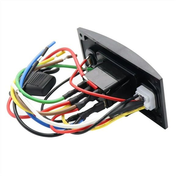 Durable Switch Panel Pump Bilge Curved Shaped Plastic ON-OFF-ON Waterproof