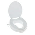 thumbnail image 1 of Durable Toilet Raised Extender Seat + Lid for 2 inch, 1 of 4