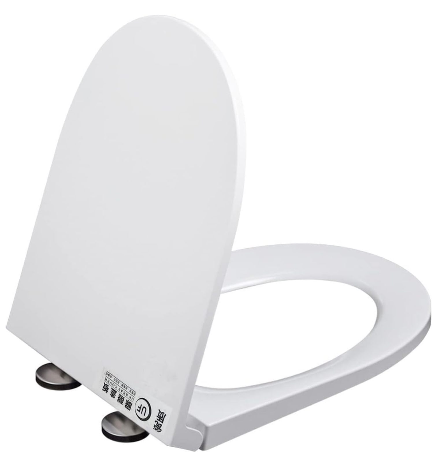 Durable Toilet Seat Elongated U/D Shaped Soft Closing Quick Release