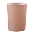 thumbnail image 1 of Durable Trash Can, 1.8 Gallon Small Trash Cans,Sturdy Plastic Chip/Dent-Resistant, Round Space-Saving Non-Slip Bottom, for Bathroom Kitchen Dorm RV Camper Apartment Laundry Room,Pink-S,10x6x8", 1 of 8