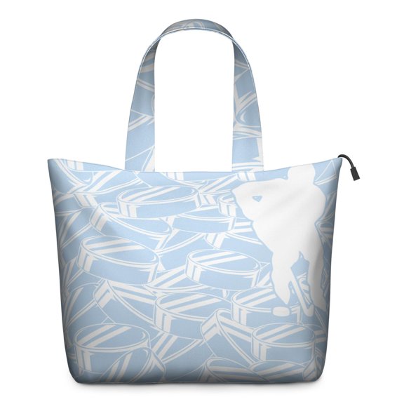 Durable Travel Tote Bag for Women, Basketball Print Carry-On with Interior Pockets & Lightweight Design