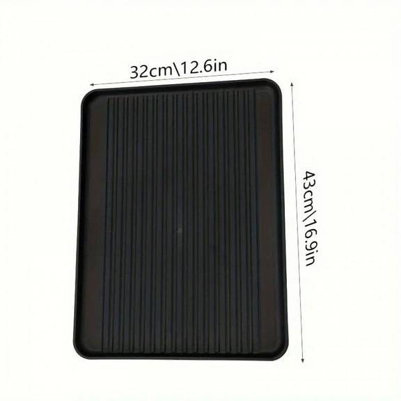 Durable  Under-Sink Mat - Waterproof Drip Tray Liner For Kitchen & Bathroom Cabinets, Easy-Clean Storage Solution