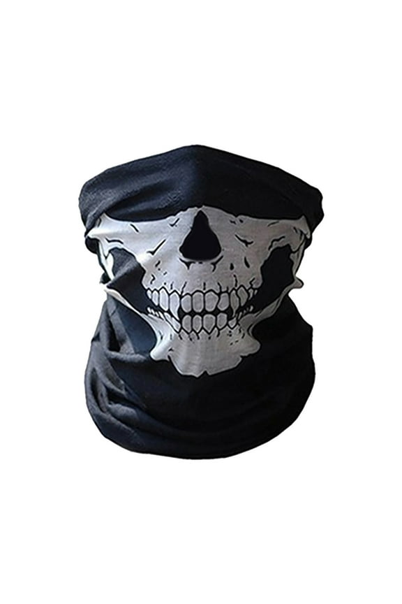 Durable Variety Skeleton Head Scarf Riding Warm Wai Bo Skiing Halloween Props Multi Functional Seamless Magic Headscarf Face Mask Outdoor Supplies
