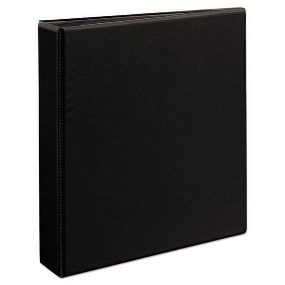 "Durable View Binder With Durahinge And Ezd Rings, 3 Rings, 1.5"" Capacity, 11 X 8.5, Black, (9400) | Bundle of 2 Each"