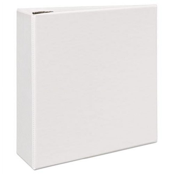 Durable View Binder With Durahinge And Ezd Rings, 3 Rings, 4" Capacity, 11 X 8.5, White, (9801) | Bundle of 2 Each