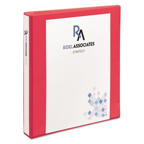 Durable View Binder With Durahinge And Slant Rings, 3 Rings, 1" Capacity, 11 X 8.5, Coral | Bundle of 10 Each