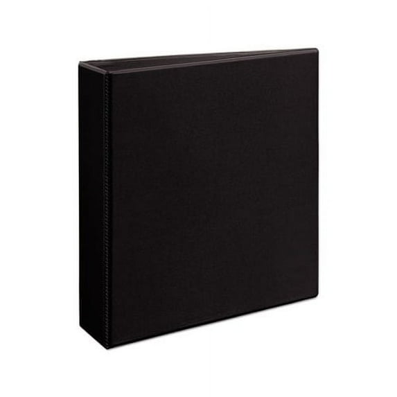 Durable View Binder with DuraHinge and EZD Rings 3 Rings, 2" Capacity, 11 x 8.5, Black, 9500