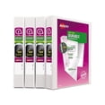 thumbnail image 1 of Durable View Binder with DuraHinge and Slant Rings 3 Rings, 1" Capacity, 11 x 8.5, White, 4/Pack, 1 of 7