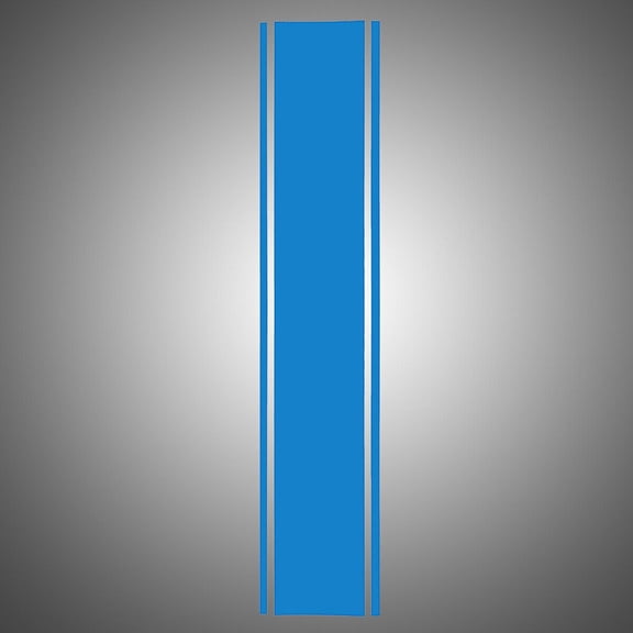 Durable Vinyl Racing Stripes Sticker for Car Hood Red Black White Blue