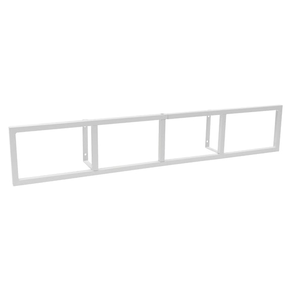 Modern White CD Rack, Wall-Mounted, Floating Shelf for CDs, DVDs, Video Games, Books, Large Storage Capacity, Easy-to-Install Design